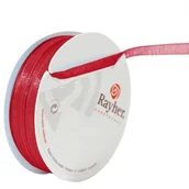 Pozostałe akcesoria dla plastyków - Rayher Hobby Rayher 5521619 taśma organza, 7 MM, SB-10 m rolka, czerwone wino 55-216-19 - miniaturka - grafika 1