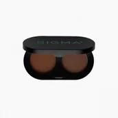 Akcesoria i kosmetyki do stylizacji brwi - Sigma COLOR + SHAPE BROW POWDER DUO - Zestaw 2 pudrów do brwi - DARK - miniaturka - grafika 1