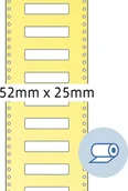 Etykiety do drukarek - Herma Rollenetiketten wei 52x25 mm Papier matt 5000 St. - 4247 - miniaturka - grafika 1