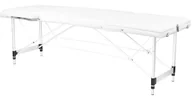 Stoły i łóżka do masażu - ACTIVESHOP STÓŁ SKŁADANY DO MASAŻU ALUMINIOWY KOMFORT  3 SEGMENTOWY WHITE AS_126968 - miniaturka - grafika 1
