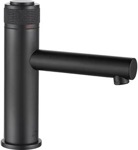 Laveo Volumo - bateria umywalkowa stojąca z korkiem czarny BAV 722D - Baterie umywalkowe - miniaturka - grafika 2