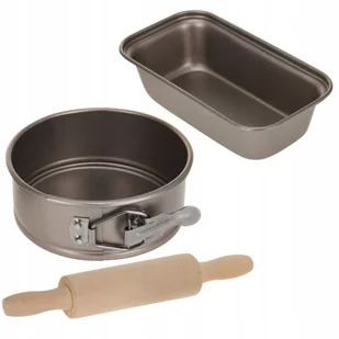 La Cucina Zestaw dla dzieci do pieczenia ciast 3 sztuki w komplecie B0761YQH9C - Formy do ciast - miniaturka - grafika 2