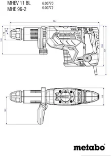 Metabo MHEV 11 BL - Młoty udarowe - miniaturka - grafika 3