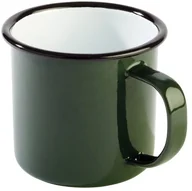 Akcesoria gastronomiczne - APS Kubek emaliowany | zielono-czarny | 0,35L 634 - miniaturka - grafika 1