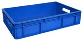 Pojemniki przemysłowe - Artech Skrzynka plastikowa pojemnik EURO 130-1 NIEBIESKA PEART EURO 130-1 NIEBIESKA PEART - miniaturka - grafika 1