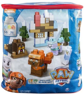 Spin Master Psi Patrol Marshall i Rubble z klockami + klocki Zatoka przygód 778988122808 - Klocki - miniaturka - grafika 6