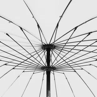 vidaXL Parasol ogrodowy na słupku aluminiowym, 270 cm, piaskowy 47305 - Parasole ogrodowe - miniaturka - grafika 3