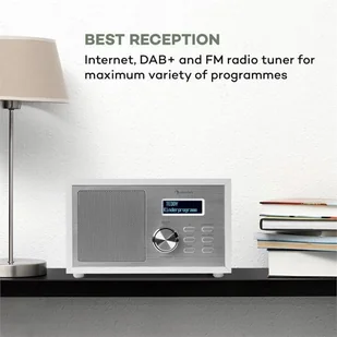 Auna Ambient Biało-Srebrne - Radia - miniaturka - grafika 2