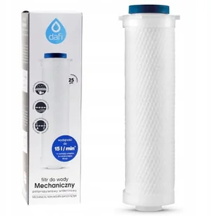 DAFI Wkład Filtr Polipropylenowy Eko 25 m Z Siatką - Uzdatniacze wody - miniaturka - grafika 2