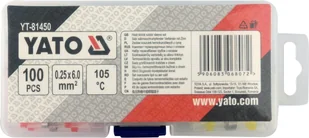 YATO ZESTAW KOSZULEK TERMOKURCZLIWYCH Z CYNĄ 0,25-6,0MM2 WODOODPORNE 100 SZT - Akcesoria do lutowania - miniaturka - grafika 3