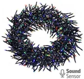 Oświetlenie świąteczne - Solight Solight 1V11-M - LED Łańcuch bożonarodzeniowy 576xLED/8 funkcji 8m IP44 multikolor + pilot - miniaturka - grafika 1