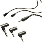 Akcesoria do słuchawek - MEE Audio CMB-Bal-Set - Universal MMCX-2,5 mm zrównoważony kabel audio 51 cali czarny - miniaturka - grafika 1