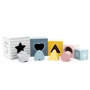 VIGA TOYS Klocki Drewniana Układanka Toys 44016 - Klocki VIGA TOYS Klocki Drewniana Układanka Toys 44016 - Klocki - miniaturka - grafika 4