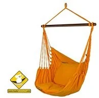 Koala Fotel hamakowy szeroki, Bird of Paradise pomarańczowy, 130x127 cm - Hamaki - miniaturka - grafika 2
