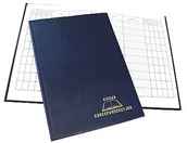 Druki akcydensowe - WARTA Książka korespondencyjna A4/96 granatowa Warta - miniaturka - grafika 1