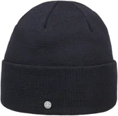 Czapki damskie - Merino Czapka z Mankietem GOTS by Lierys, ciemnoniebieski, One Size - miniaturka - grafika 1