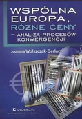 Historia świata - Wspólna europa różne ceny - Joanna Wolszczak-Derlacz - miniaturka - grafika 1