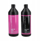 Zestawy kosmetyków damskich - Matrix Keep Me VIVID Zestaw Szampon 1L+ODŻYWKA 1L - miniaturka - grafika 1