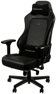 noblechairs Fotel gamingowy noblechairs HERO czarny złote obszycie NBL-HRO-PU-GOL - Fotele gamingowe - miniaturka - grafika 3
