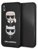 Etui i futerały do telefonów - Karl Lagerfeld Etui hardcase KLHCI61KICKC iPhone Xr czarny Karl&Choupette + EKSPRESOWA 24H KLHCI61KICKC - miniaturka - grafika 1