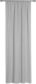 Zasłony - Uniglob Uniglob Zasłona Focus szara 140 cm x 270 cm - miniaturka - grafika 1