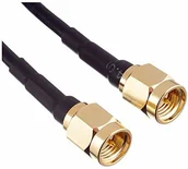 Kable - Delock Kabel antenowy SMA wtyczka do wtyczki SMA LMR/CFD100 5 m low loss 90470 - miniaturka - grafika 1