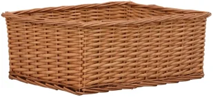 vidaXL vidaXL 4-częściowy zestaw koszyków składanych razem, brązowa wiklina - Pudła i pojemniki do przechowywania - miniaturka - grafika 4