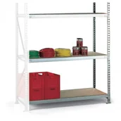 Szafy i regały magazynowe - B2B Partner regał półkowy, nośność 600 kg, 2500 x 2200 x 650, dodatkowy 141183 - miniaturka - grafika 1