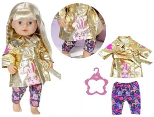 Zapf Creation Baby born - Urodzinowy płaszcz 43cm - - Akcesoria dla lalek - miniaturka - grafika 2