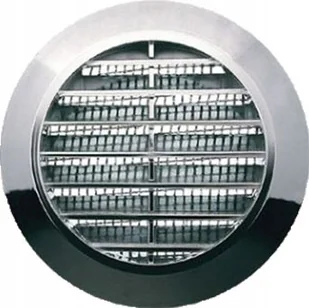 Parkanex Wentylacyjna Okrągła Tworzywo Fi 60 Chrom - Kratki wentylacyjne - miniaturka - grafika 2