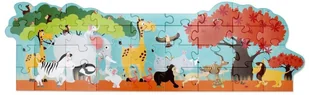 Puzzle Podłogowe XL Safari ZOO 36 elementów Maxi 7895173162 - Puzzle - miniaturka - grafika 2
