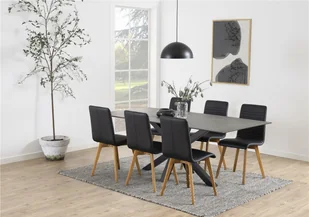 Actona Stół Heaven black 160x90 - Stoły - miniaturka - grafika 9