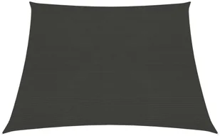 vidaXL Żagiel przeciwsłoneczny, 160 g/m, antracytowy, 3/4x3 m, HDPE 311104 - Parasole ogrodowe - miniaturka - grafika 2