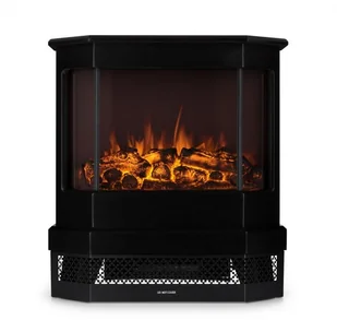 Klarstein Castillo halogenowa imitacja płomieni czarny FP1-Castillo - Kominki elektryczne - miniaturka - grafika 3