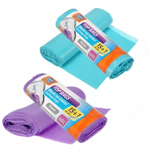 Ravi Worki Na Śmieci Wiązane Top Bags 60 L 16 Szt. - Worki na śmieci - miniaturka - grafika 2