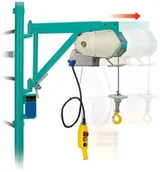 Wciągarki - Vidaxl 056 DOSTAWA GRATIS! 05668335 budowlana z przedłużanym wysięgnikiem udźwig 150 kg wysokość podnoszenia 40 m) 68335-uniw - miniaturka - grafika 1