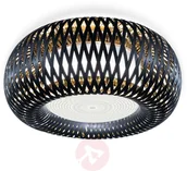 Lampy sufitowe - Slamp Kalatos lampa wisząca, czarna/złota/biała - miniaturka - grafika 1