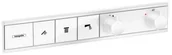 Akcesoria do armatury i ceramiki - Hansgrohe RainSelect Termostat do ukrytej instalacji dla 3 funkcji biały matowy 15381700 - miniaturka - grafika 1