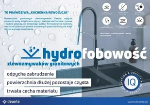 Deante Andante 1-komorowy z ociekaczem - nero ZQN_N113 ZQN N113 [14850115] - Zlewozmywaki - miniaturka - grafika 3