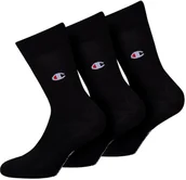 Skarpetki męskie - Champion Trójpak dłuższych czarnych skarpet Champion - miniaturka - grafika 1