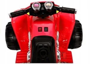 LEAN CARS Quad na Akumulator Duże Koła Czerwony - Pojazdy elektryczne dla dzieci - miniaturka - grafika 19