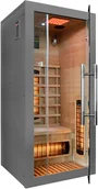 Sauny - HOME & GARDEN Sauna infrared EA1R GH Grey - miniaturka - grafika 1