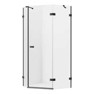 New Trendy EXK-3883 KABINA AVEXA BLACK PI$767CIOKąTNA P 100x80x200 CZYSTE 6mm ACTIVE SHIELD - Kabiny prysznicowe - miniaturka - grafika 2