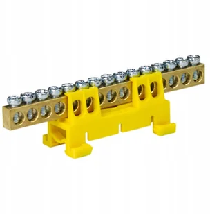 SEZ DK a.s. Zacisk listwa zaciskowa 15-torowa żółta 5102 15/Y - Inne akcesoria elektryczne - miniaturka - grafika 2