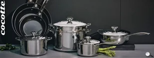 Le Creuset 4-Cz. Zestaw Garnków 3 Ply Plus silber - Zestawy garnków i patelni - miniaturka - grafika 3