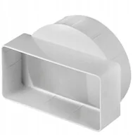 Rury i kanały wentylacyjne - Awenta Łącznik przekro. zmienn. 100/55x110 - miniaturka - grafika 1