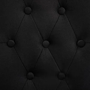 vidaXL Krzesła do jadalni, 6 szt., czarne, tapicerowane tkaniną - Krzesła - miniaturka - grafika 2