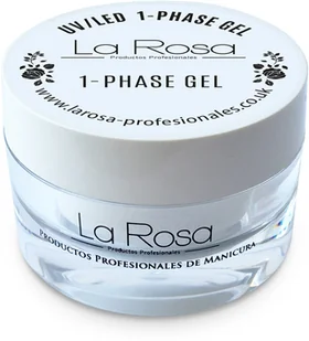 La Rosa żel 1-fazowy  żel 1-fazowy przeznaczony do lampy UV, Clear  30 ML LG02 - Żele do paznokci - miniaturka - grafika 2