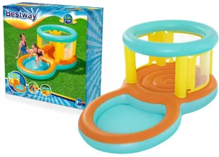 MILLY-MALLY DMUCHANY ZAMEK DO SKAKANIA Z BASENIKIEM 239x142cmx102 #B1 CZ20017 - Baseny ogrodowe - miniaturka - grafika 3