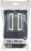 Moskitiery - Moskitiera na okno 150x250 cm Czarna - miniaturka - grafika 1